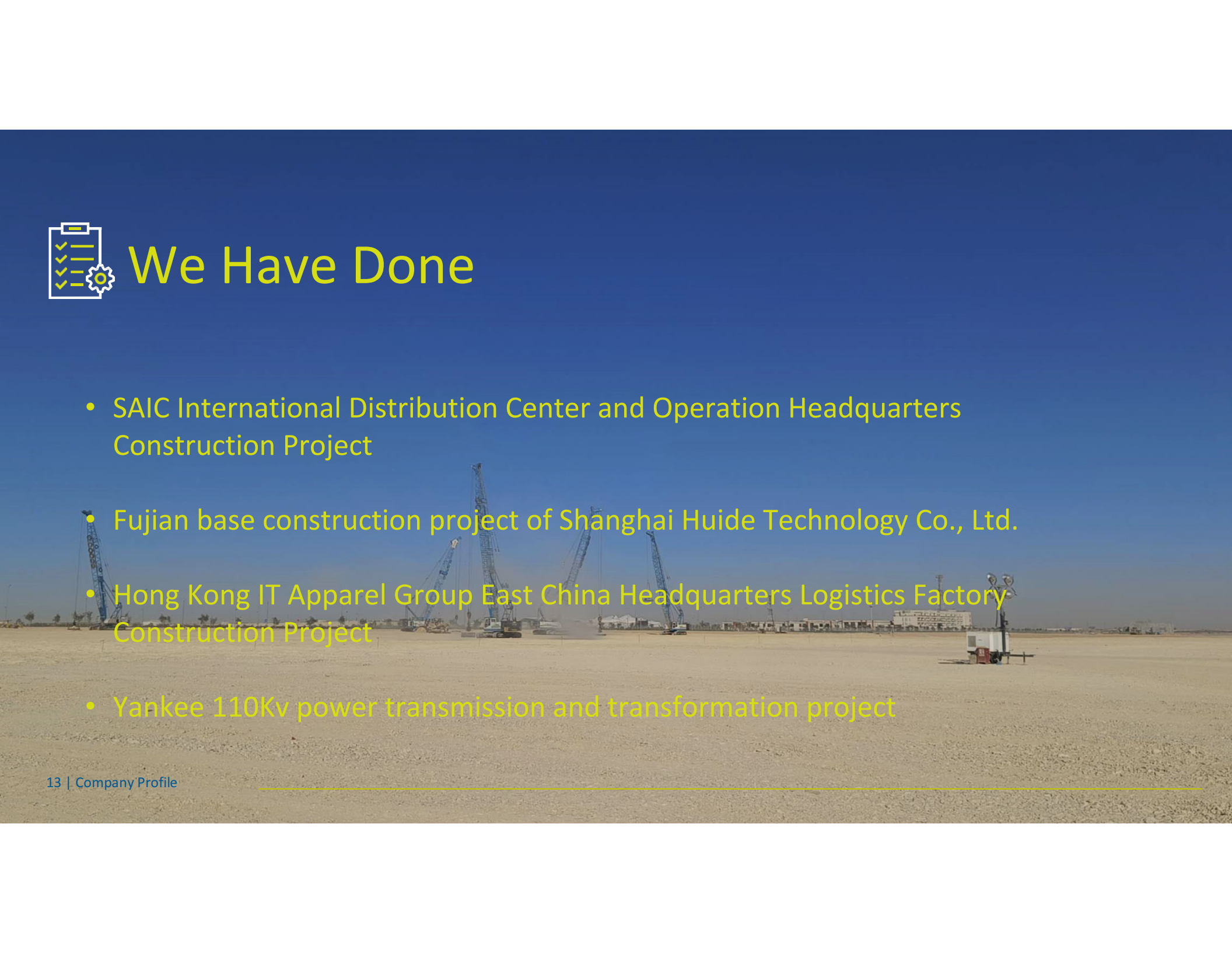 Corporate Profile Page 13